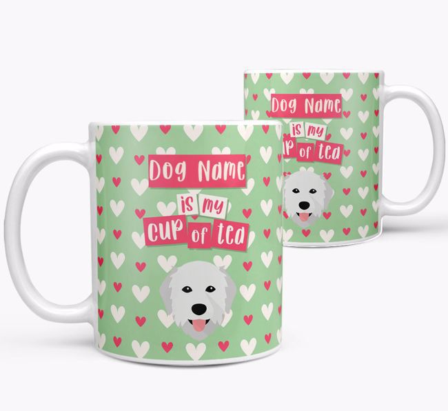 Personalised {breedFullName} '{dogsName} is my Cup of Tea' Mug